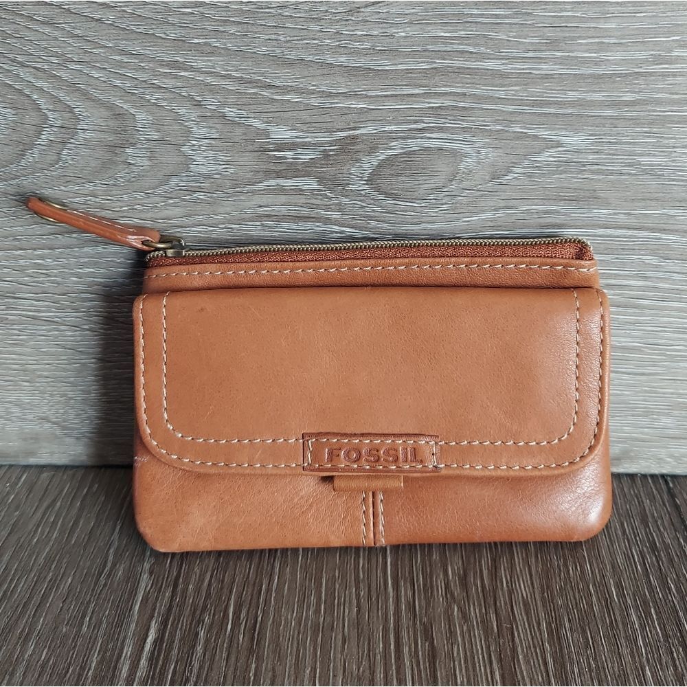 Fossil Tan Leather Wallet